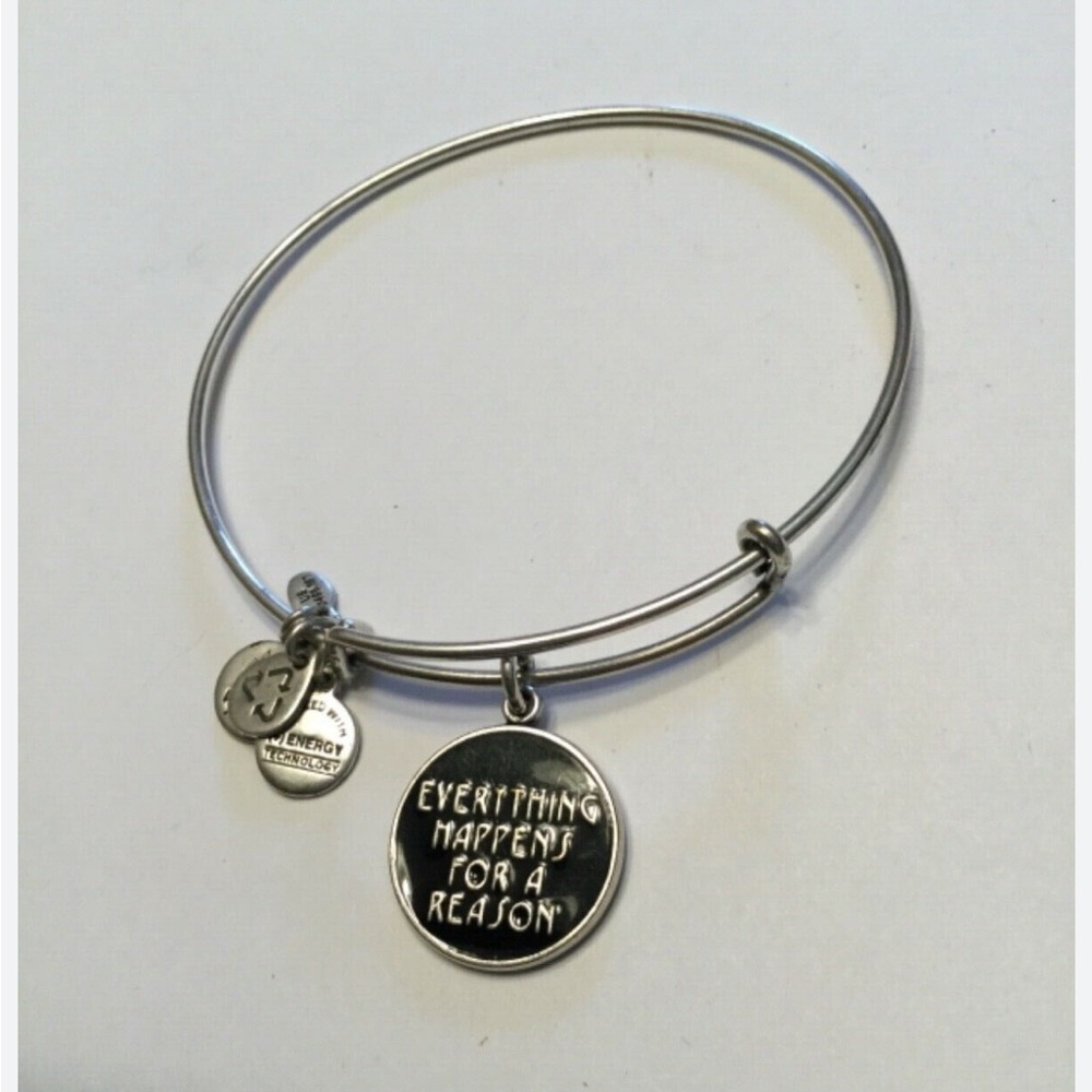 Silver Alex and Ani Bangle